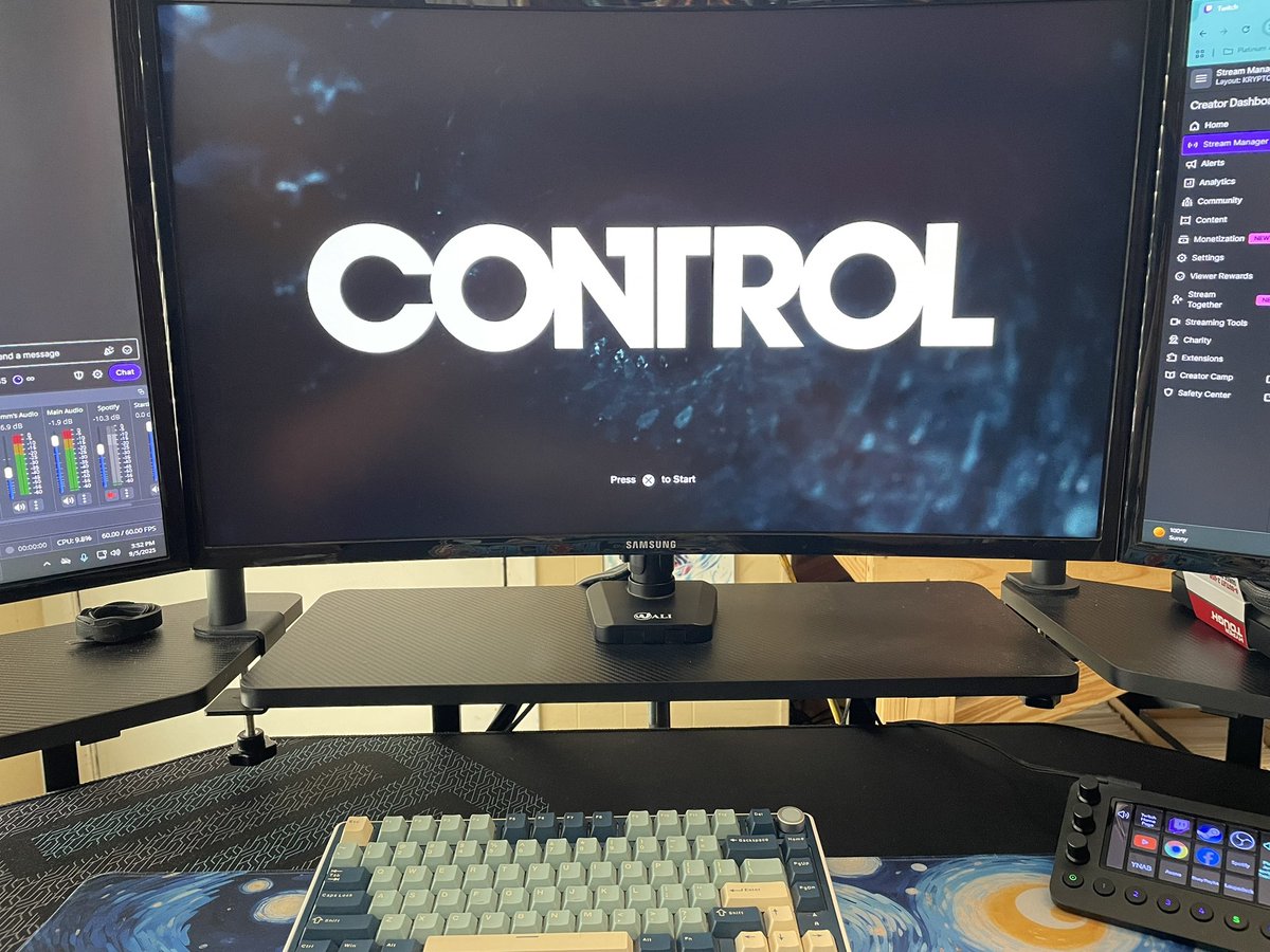 Happy Friday everyone! We’re LIVE and starting Control today. Come by and tell me your weekend plans! Twitch.tv/krypton246