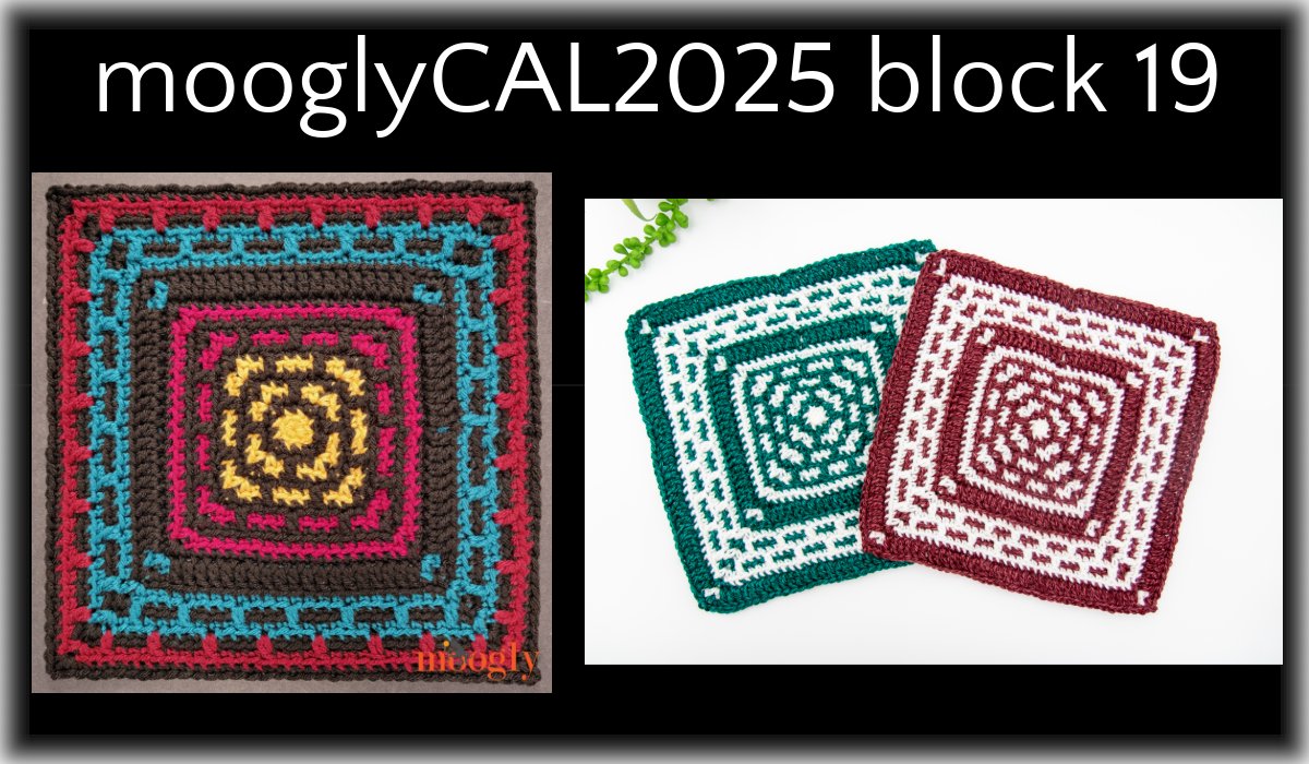 #MooglyCAL2025 Block 19 is a quick and clever square by Nicki's Homemade Crafts! 😍 Mosaic - in the round! You can do it!
mooglyblog.com/cal2025-19/