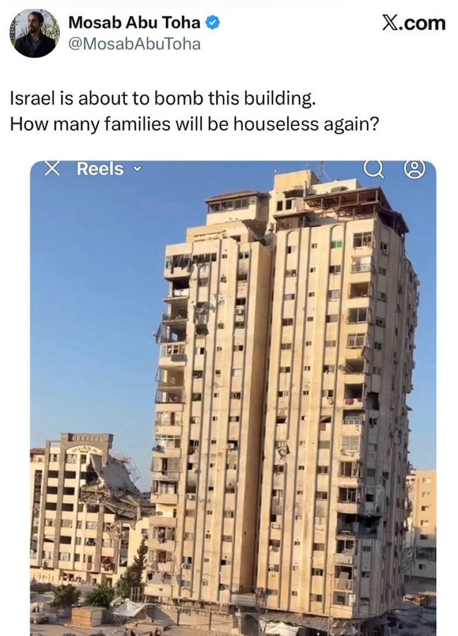 001Xtasy's tweet image. Think about it… 🤔 How can an army be called &apos;genocidal&apos; when it literally gives advance warnings before striking a building? 💭 The logic just doesn’t add up! Let’s question the narratives we’re fed. 🔎✨&quot;

Hashtags:
#ThinkSmart #QuestionEverything #TruthMatters…