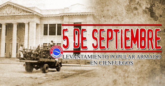 El 5 de septiembre de 1957 tiene lugar el levantamiento popular en Cienfuegos, #Cuba. #CubaViveEnSuHistoria #CiegodeAvila
#LatirAvileño