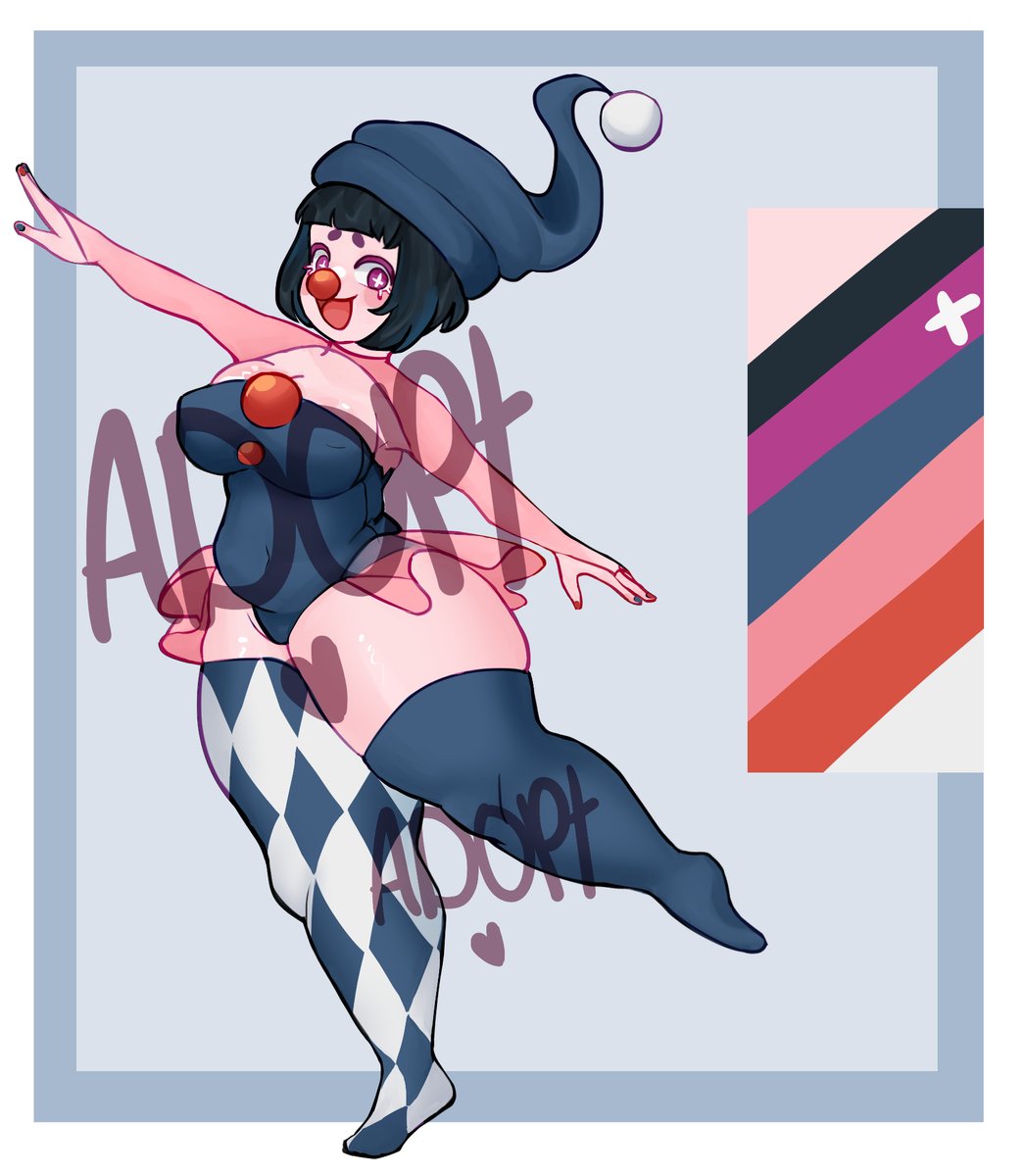 ADOPTABLE MIME JR GIRL 
ych.commishes.com/auction/show/4…

#adoptable #art