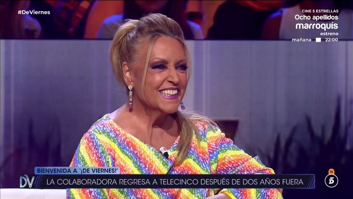 -Lydia Lozano es Telecinco. 
-Telecinco es Lydia Lozano. 
-Bueno, Lydia Lozano es televisión. 

Que a nadie se le olvide 💖

#DeViernes