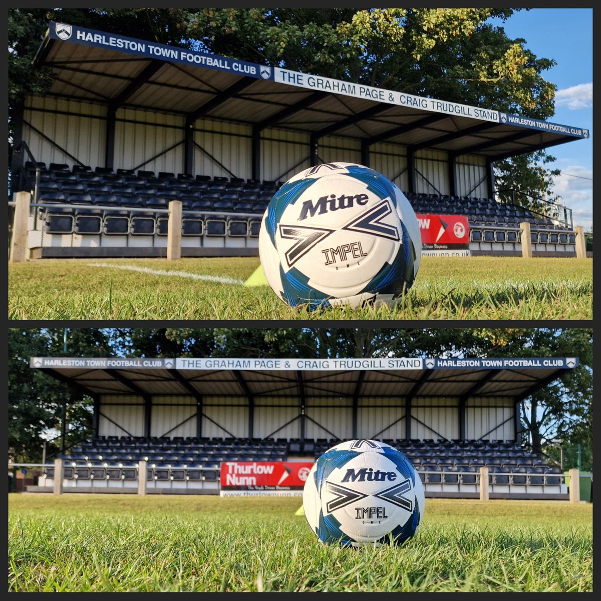 First visit to The Recreation Ground for the <a href="/ThurlowNunnL/">TNL</a> Premier Division game that ended <a href="/HarlestonTownFC/">Harleston Town FC</a>(1)1 <a href="/KPFCOfficial/">Kirkley & Pakefield FC Official</a>(0)1. Att:220
Despite finishing with 9 men, The Royals held out against The Magpies for a point.
Best wishes to both sides for the season. 
#groundhopping