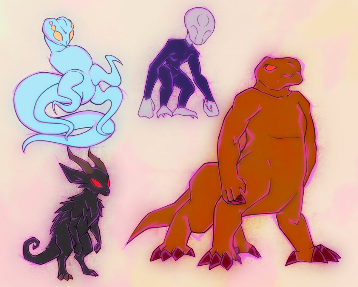 DevDelver's tweet image. Day 34 of #100DaysOfGameDev.
Woke up very sick today, so I decide to take it easy and doodle some alien ideas while I recover.
#GameDev #IndieDev