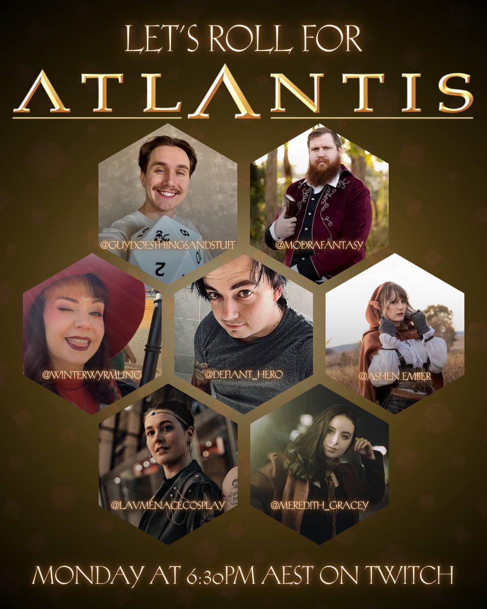 ⚙️✨ The lost city calls… will you answer? ✨⚙️
Let’s Roll for Atlantis takes you on a high-fantasy steampunk journey inspired by Disney’s Atlantis! Watch a daring crew uncover ancient mysteries, hidden civilizations, and unexpected dangers.

#DnD #atlantis