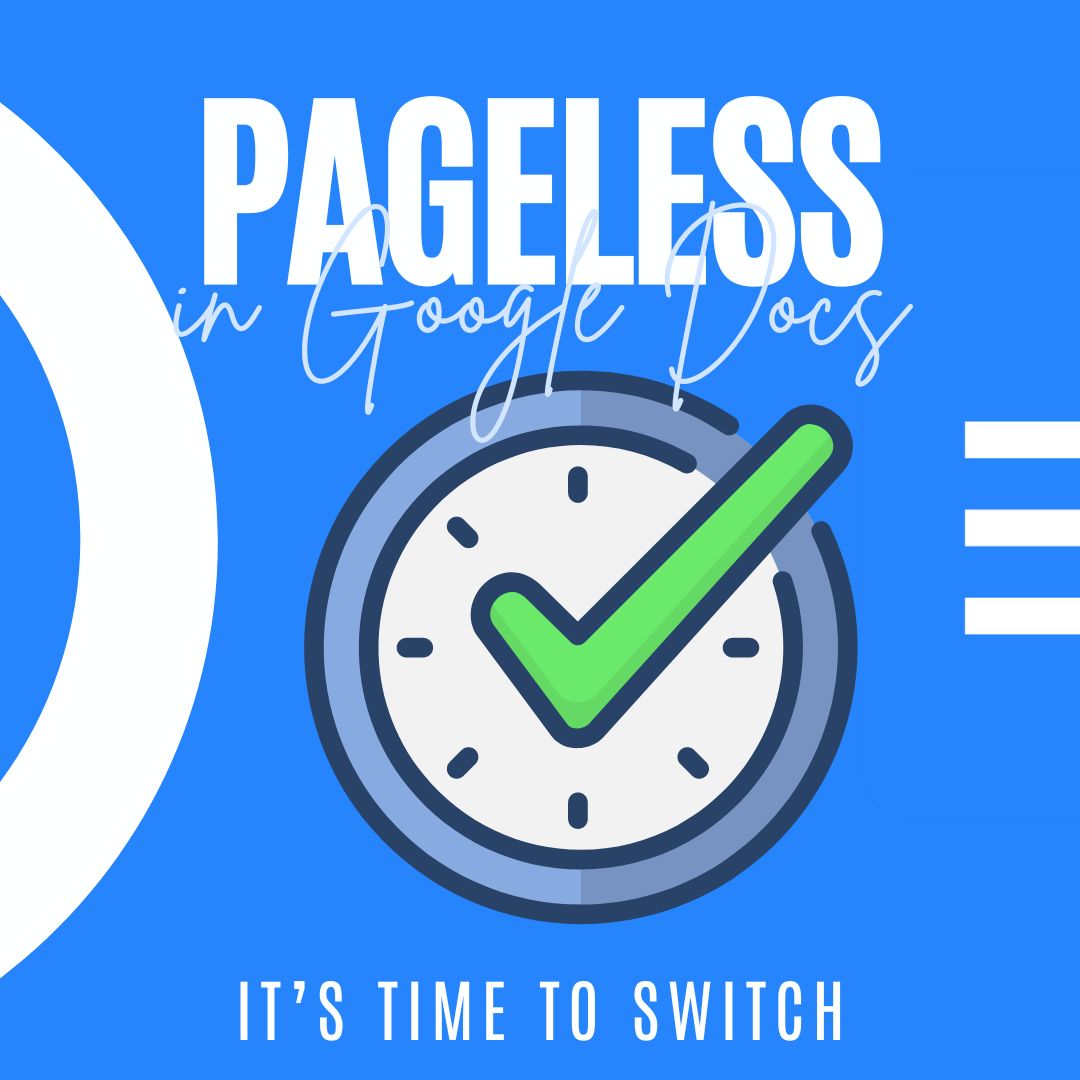 alicekeeler's tweet image. Say goodbye to artificial page breaks 👋 Upgrade your #GoogleDocs experience with pageless view! Focus on your writing, not page limits. 

It&apos;s Time - Switch to Pageless in Google Docs 

alicekeeler.com/2024/02/06/its…

#GoogleEDU #GoogleDocs #GoogleWorkspace