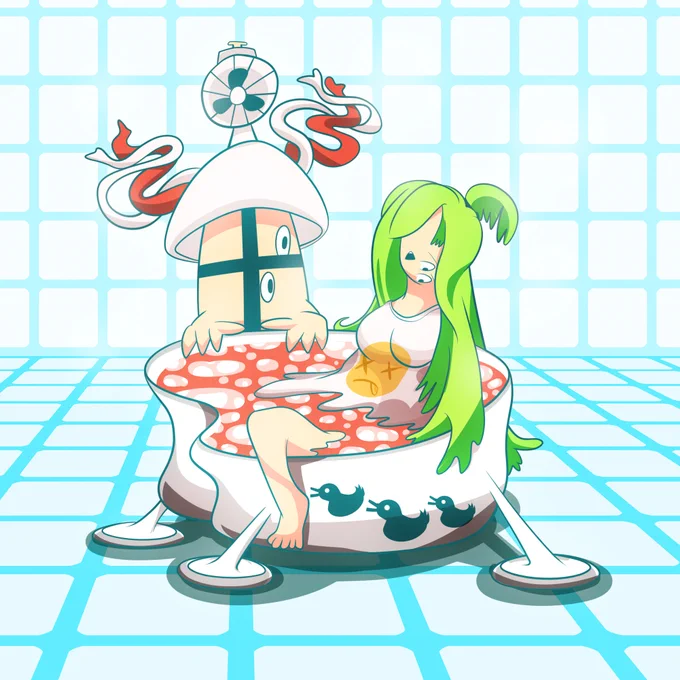 #絵柄の違う絵をあげてフォロワーさんを困惑させようキャンペーン