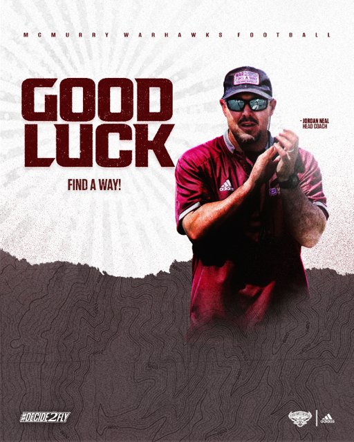 Thank you <a href="/CoachNealMcM/">JORDAN NEAL</a> and <a href="/McMURRYFOOTBALL/">McMURRY FOOTBALL</a> for the support. Looking forward to seeing yall soon!
<a href="/Devo26Dorris/">Devon Dorris</a> <a href="/foster_sawyer/">Foster Sawyer</a> <a href="/JClarkHFB247/">Jeremy Clark</a> <a href="/mattdwalter/">Coach Matt Walter</a> <a href="/RecruitAzle/">Azle HS Football</a> <a href="/jwheeler294/">jason wheeler</a>