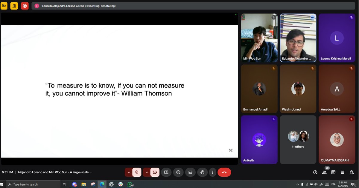 highlight of last week: kicking of thr ML Healthcare program in <a href="/Cohere_Labs/">Cohere Labs</a> community along with <a href="/AnasZaf79138457/">Anas Zafar</a> and <a href="/LeemaMurali/">Leema Krishna Murali</a> 

Thanks to <a href="/Ale9806_/">Alejandro Lozano</a> and <a href="/minwsun/">Min Woo Sun</a> for the nice session and their interaction 🤩
(link of the session in the comments)