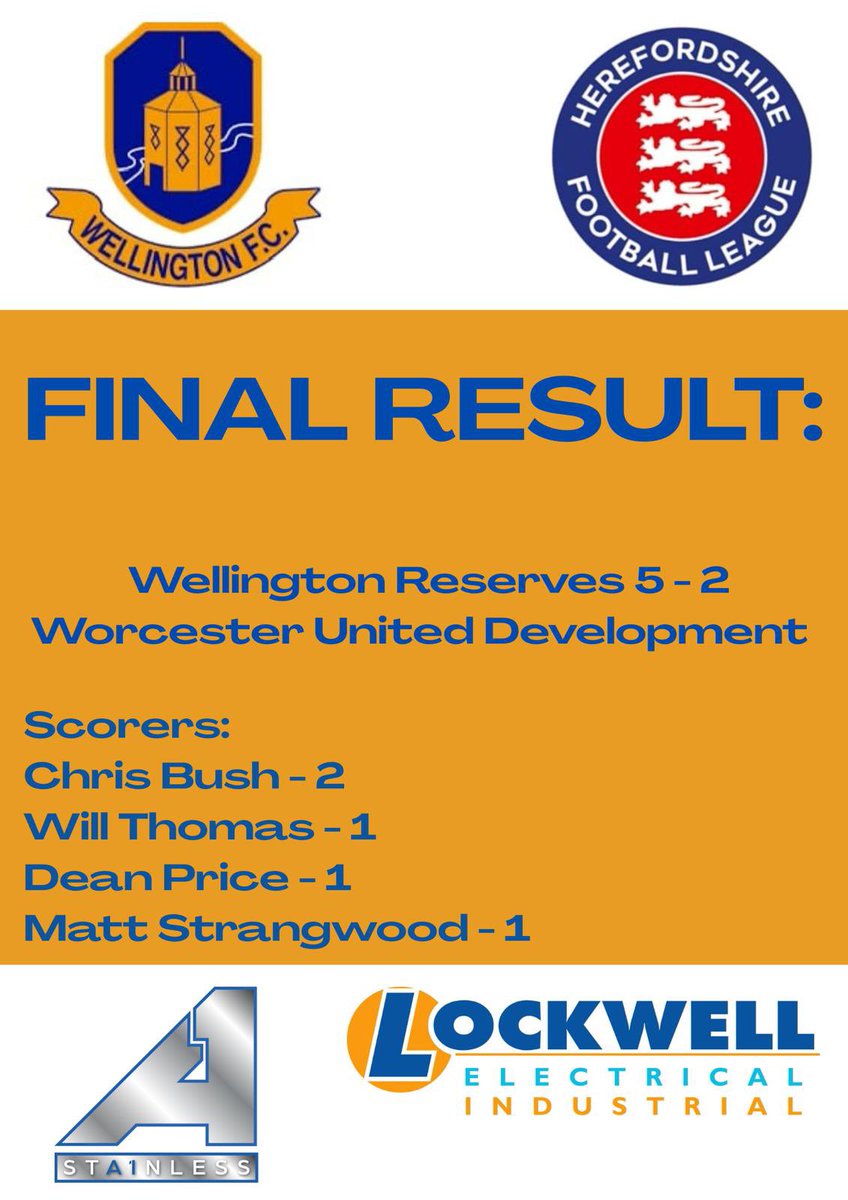 Massive improvement from last week sees us win 5-2 in a extremely entertaining game for the neutrals. 

Up the welly 🍊🍊