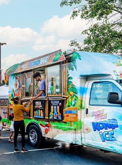 Kona Ice will be outside the JHS Stadium so stop by for a treat Sunday night during the Johnston Booster Bash!