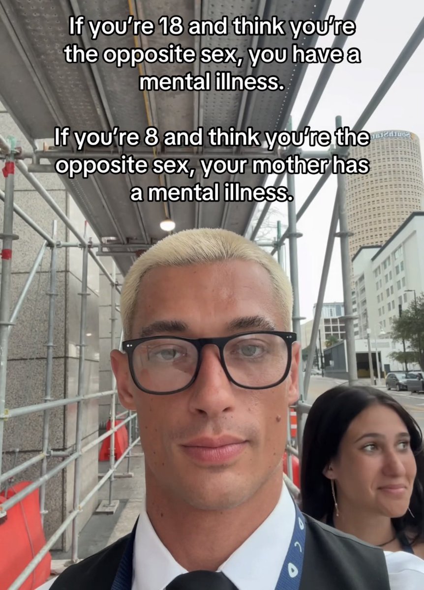If you’re 18 and think you’re the opposite sex, you have a mental illness. 

If you’re 8 and think you’re the opposite sex, your parents have mental illnesses. And, furthermore, they are grooming you.