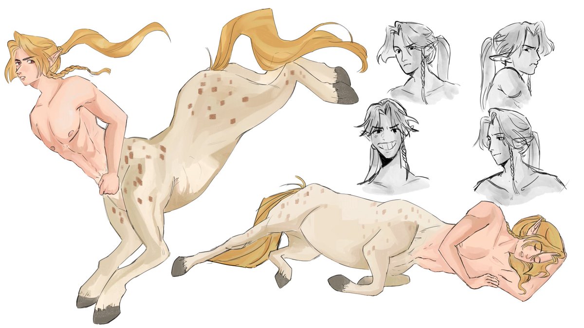 MuffinDrawzz's tweet image. Doing some concept stuff for my portfolio of gay centaurs 
#conceptart #characterconcept #characterdesign #visualdevelopment