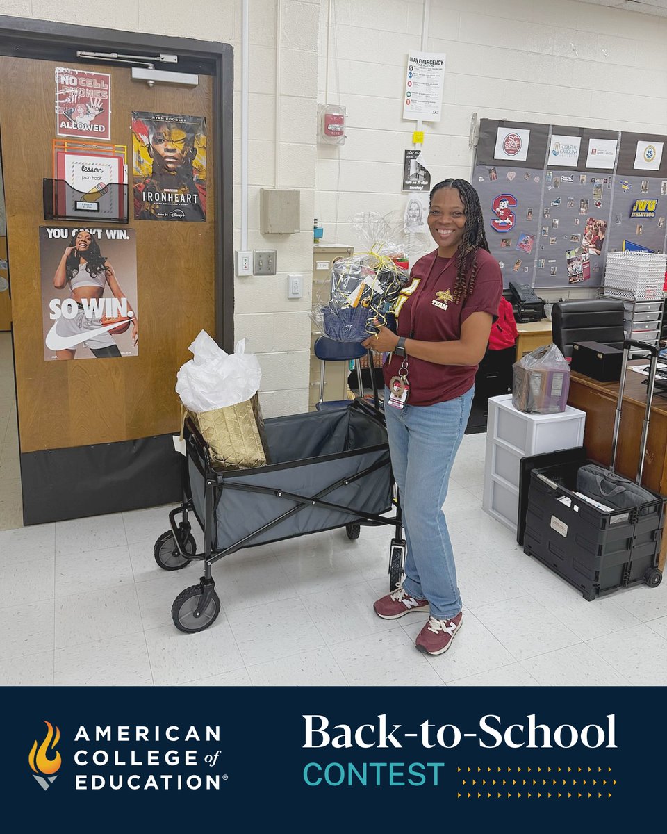ACEedu's tweet image. The #ACE team has been busy during the back-to-school season dropping off goodies to #ACEAlumni educators around the country. 🎒📚 

Darryl Brown, ACE partner engagement administrator, visited Dr. Shiquita West at @ColumbiaHighSC in Columbia, SC. Giving back to educators  is one…