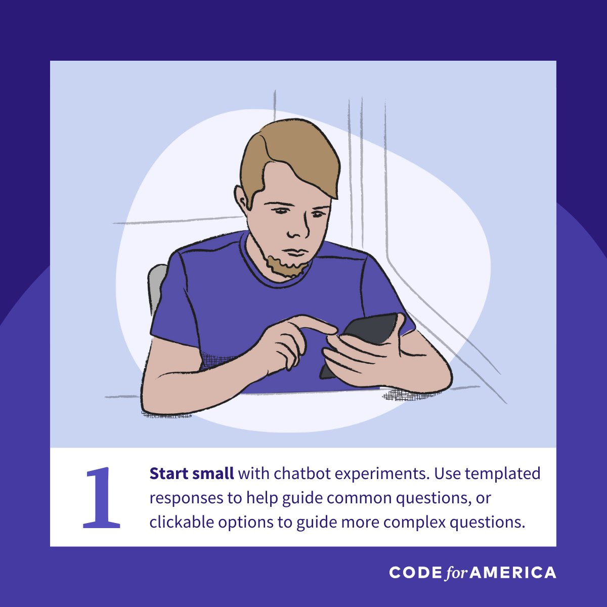 codeforamerica's tweet image. Chatbots done right can transform access to public benefits—when designed with empathy, clarity, and flexibility.

See how tailored flows, plain language, and human handoffs build trust and reduce barriers: codeforamerica.org/news/designing…

#CivicTech #PublicBenefits