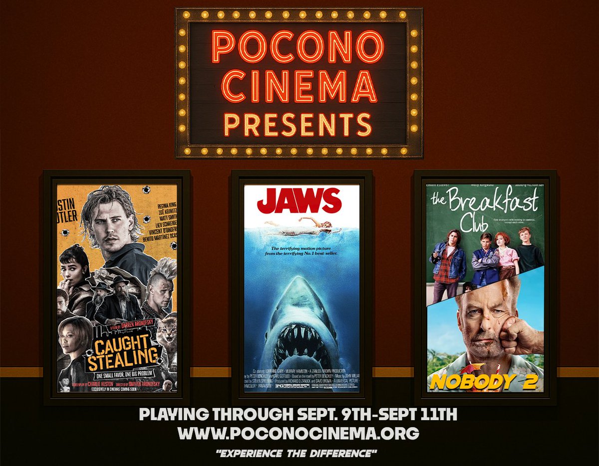 PoconoCinema's tweet photo. $5 Dollar Fridays is tonight! https://t.co/q7yQwBkH1y