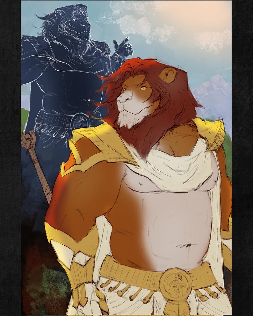 dannotc_art's tweet photo. ✦ With his spirit Form ✦ 
Commission for Jesse Takacs

✨ #commissionsopen
📩 DM me if you'd like to bring your character to life.
🎨 Portfolio: https://t.co/ZDvdQge4TM

#lion #spirit #portrait #conceptart #dnd #digitalart #fantasy #commissionartist https://t.co/64KDQOSXua