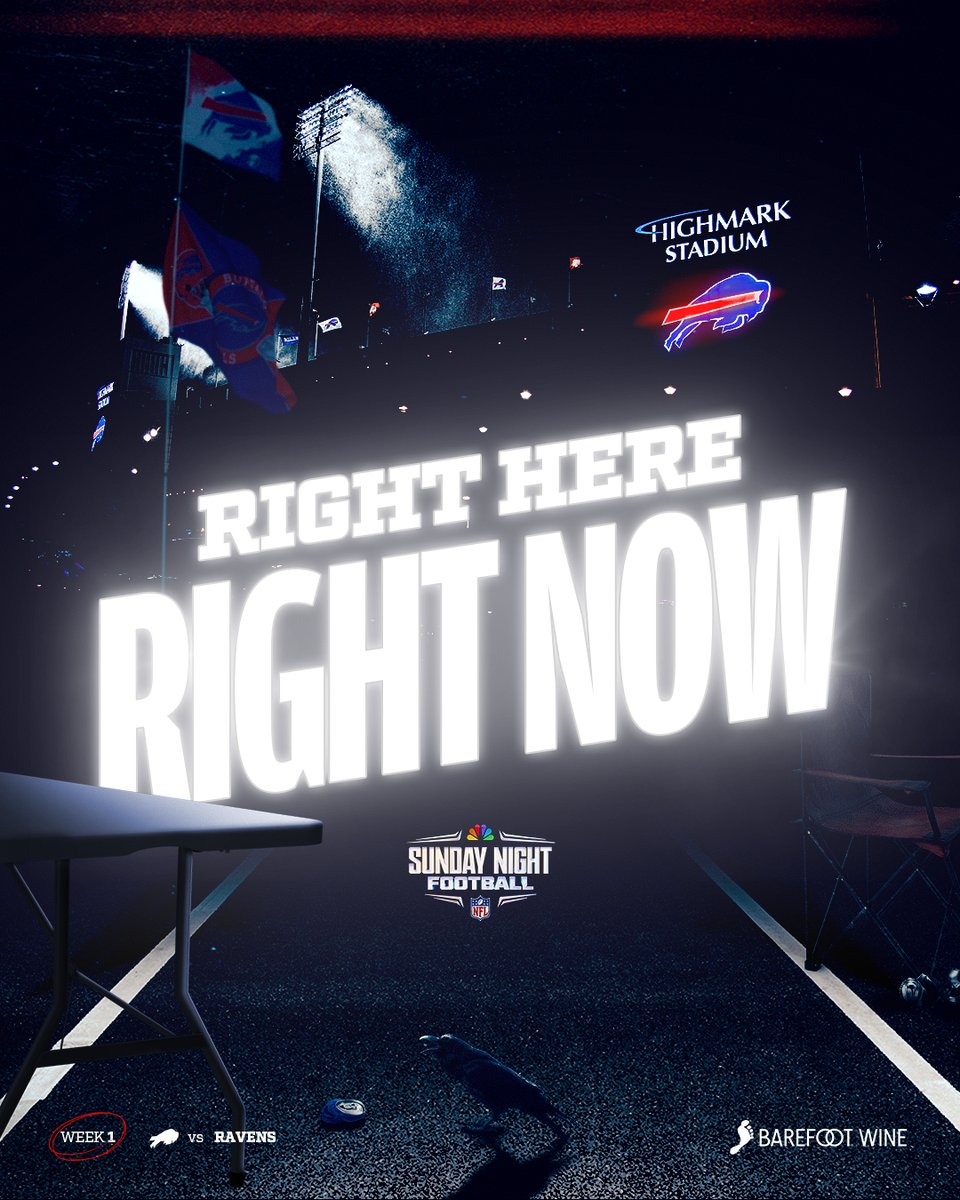 BuffaloBills's tweet photo. The stage is set. 🏟️

@BarefootWine | #BillsMafia https://t.co/n1JxKEHERg