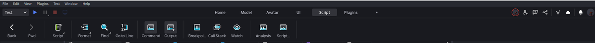 RisbenGaming's tweet photo. Is there a way to switch back to the old toolbar? Not a huge fan of the new one, and it seems they're forcing it again.
#RobloxDev https://t.co/472Rs4ELWA