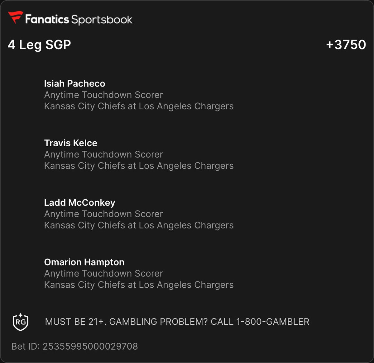 nickl420_'s tweet photo. NFL TD parlay ππππ
We got some more NFL action tonight π
Letβs cash π°π°
Tail if youβd like π
Link below π β¬οΈ
#NFL #touchdownpicks #fridaynightlights #fyp
https://t.co/qDwN0Sz3JJ https://t.co/SDS1qmj0ID