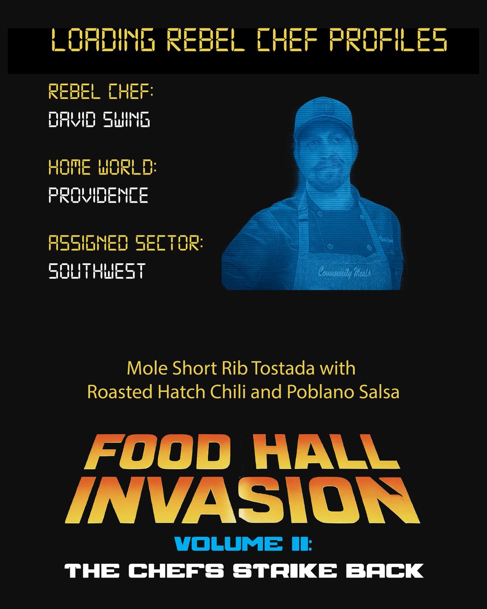 🔥 Our very own Chef David Swing is representing Providence with bold Southwest flair at Food Hall Invasion. His creation is packed with smoky heat and flavor you won’t forget.

🚨 Tickets are gone after Saturday, Sept. 13 at midnight — don’t miss out:
👉 FoodHallInvasionNWNC.org