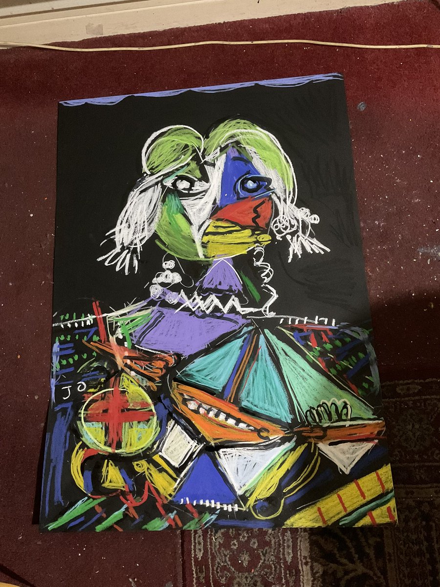 Like Maya with boat by Pablo Picasso size A1 no6300