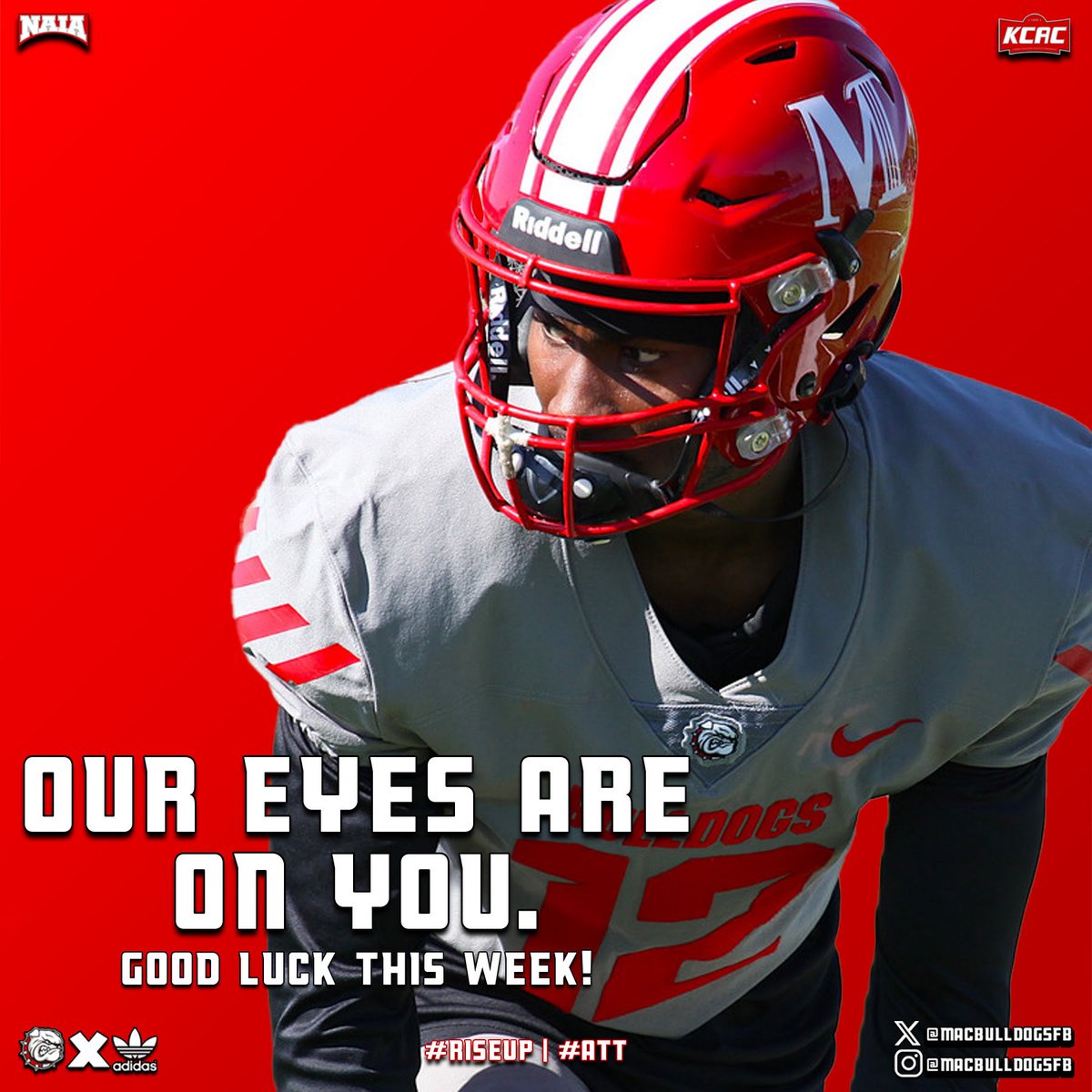 Thanks to <a href="/CoachLeppke/">Mitch Leppke</a> from McPherson Showing love 
GAME DAY #RiseUp #ATT