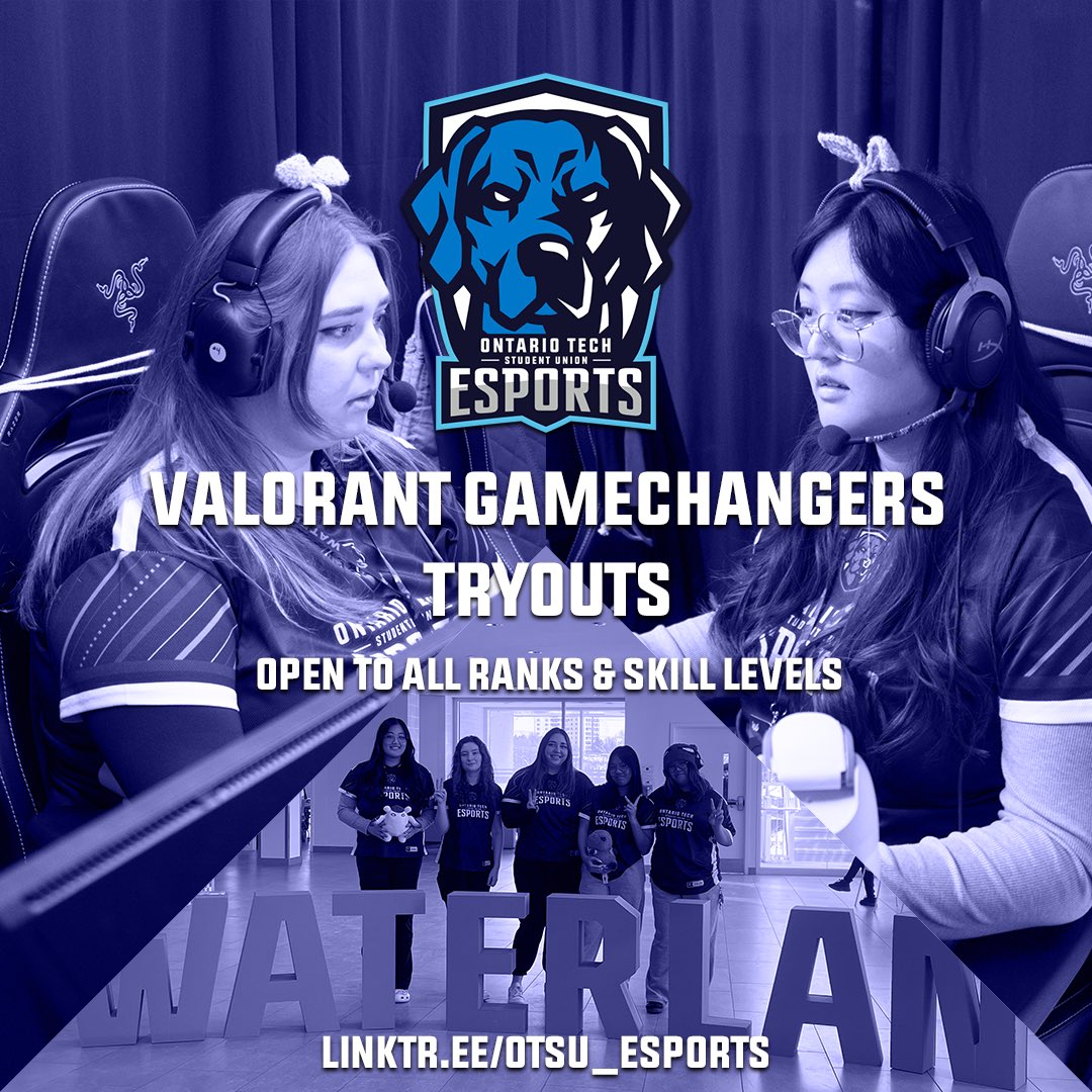 otsu_esports's tweet photo. 🚨 VALORANT GAMECHANGERS TRYOUTS 🚨
Think you’ve got what it takes? 👾💥 Join OTSU Esports and show off your skills!

✨ Open to ALL ranks &amp; skill levels
📍 Sign up now: https://t.co/sFDTKdNCTL

#Valorant #GameChangers #Esports #OTSU #Tryouts https://t.co/rDc9hpkBk2