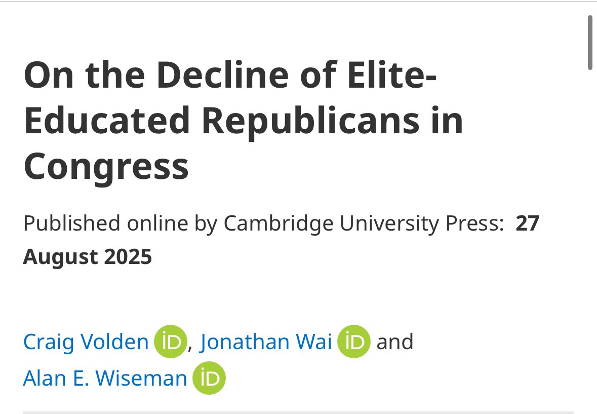 La brecha educativa entre partidos “el diploma divide” un factor que puede explicar por qué es tan difícil encontrar consensos en Washington.

En los años 70, casi la mitad de los republicanos en el Congreso provenían de universidades de élite como Harvard, Yale o Princeton. Hoy,