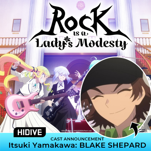 Big news, friends! 🙌
I voice Itsuki Yamakawa in the English <a href="/SentaiFilmworks/">Sentai 💚</a>  dub of Rock is a Lady’s Modesty! 
I’m so excited to bring this character to life for you all — can’t wait to hear what you think when you watch!
#Anime #VoiceActor #RockIsALadysModesty