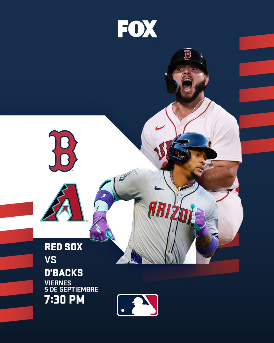 Aficionados de <a href="/RedSox/">Red Sox</a> <a href="/Dbacks/">Arizona Diamondbacks</a> y #MLB

Los espero en @somos_fox con <a href="/AranaRoa/">ᖇOᗪᖇIGO ᗩᖇᗩᑎᗩ</a>