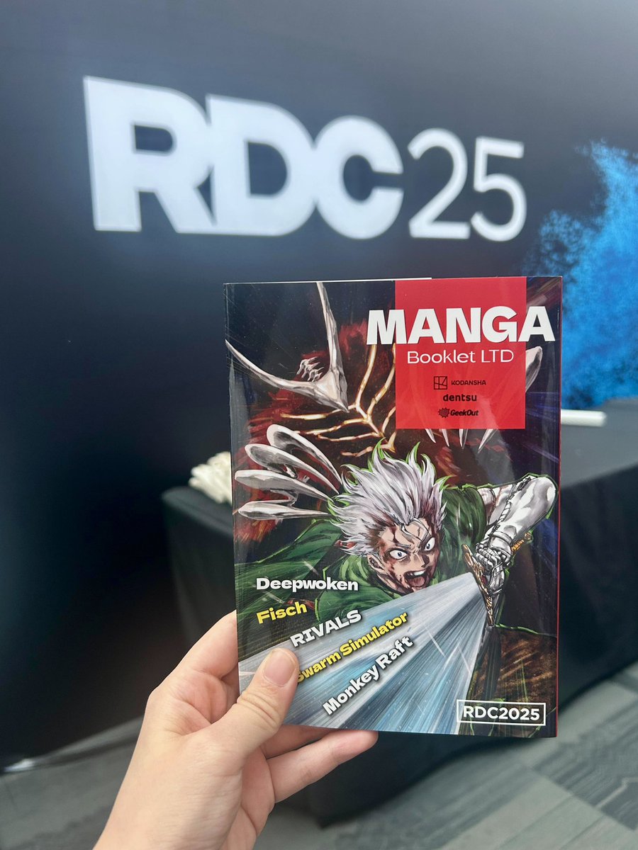 The BIG surprise revealed now!🥹
Got your hands on the special manga booklet at #RDC25 yet!?
This is just the beginning of a creator ecosystem where your IPs can grow far beyond the game itself🔥
Let us know what you think!💭