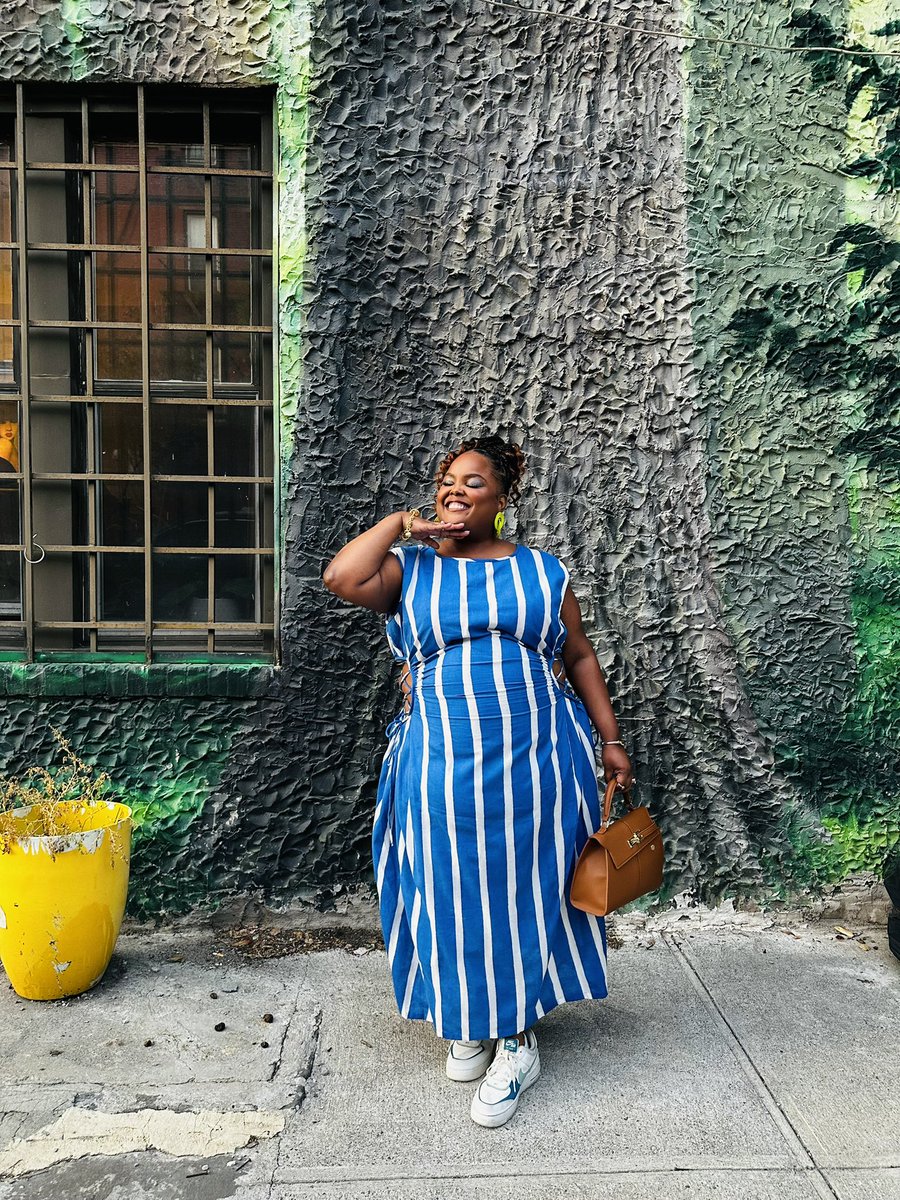 Got a lot of compliments in this dress. It's by the brand Nor Black Nor  White. 💙