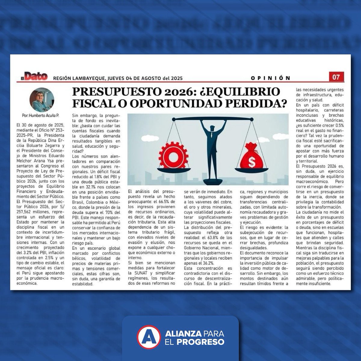 Peru_APP's tweet image. 📊 El Presupuesto 2026 busca disciplina fiscal: déficit bajo y deuda controlada ✅.
Pero el reto sigue: ¿basta con equilibrio macroeconómico cuando faltan hospitales, escuelas y carreteras? 🚧👩‍⚕️📚 #Presupuesto2026 #ProgresoParaTodos #Educación #Salud #Infraestructura 🅰️🅿️🅿️