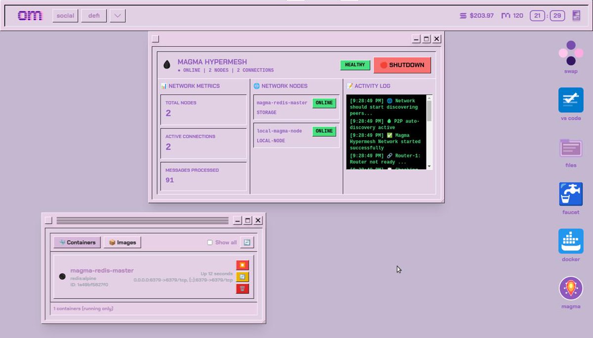 Magma Node running on <a href="/OnlyMemes_OS/">OnlyMemes</a>

yes, Magma is here.
yes, Magma connects to Geoff.
yes, we built an actual operating system.