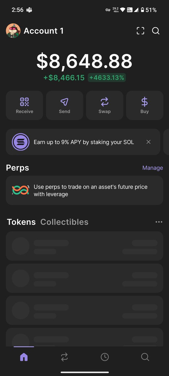 Just believe, u will be rich some day 🤑💰 
<a href="/phantom/">Phantom</a> 
#glitch 😂 
<a href="/SolanaSensei/">Solana Sensei</a> Can I be a part of panda now? How many pandas can I buy from these 😁🙂