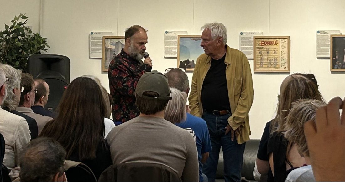 I was very honoured to interview the amazing Glyn Johns at Books on the Rise  in Richmond this evening.