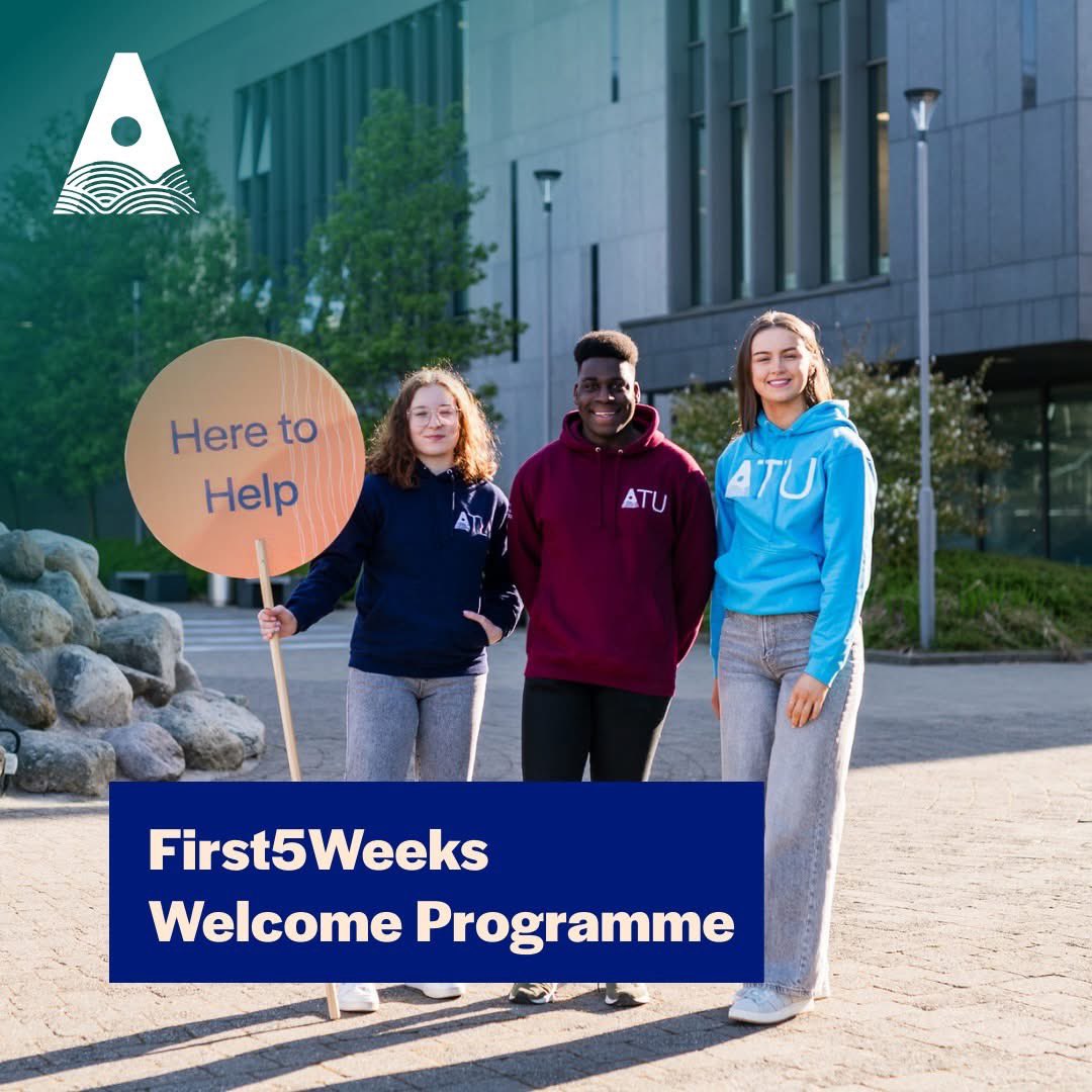 As we continue to welcome new international students to all <a href="/atu_ie/">Atlantic Technological University</a> campuses, we are shining a light on the ATU #First5Weeks programme. More information 👉 atu.ie/first5weeks. #ATUGlobal