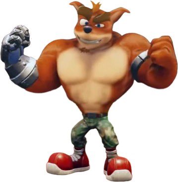 ZanderTanigawa's tweet photo. @TheCartoonBase Crunch Bandicoot 🦾 https://t.co/UXnw3RhEPr