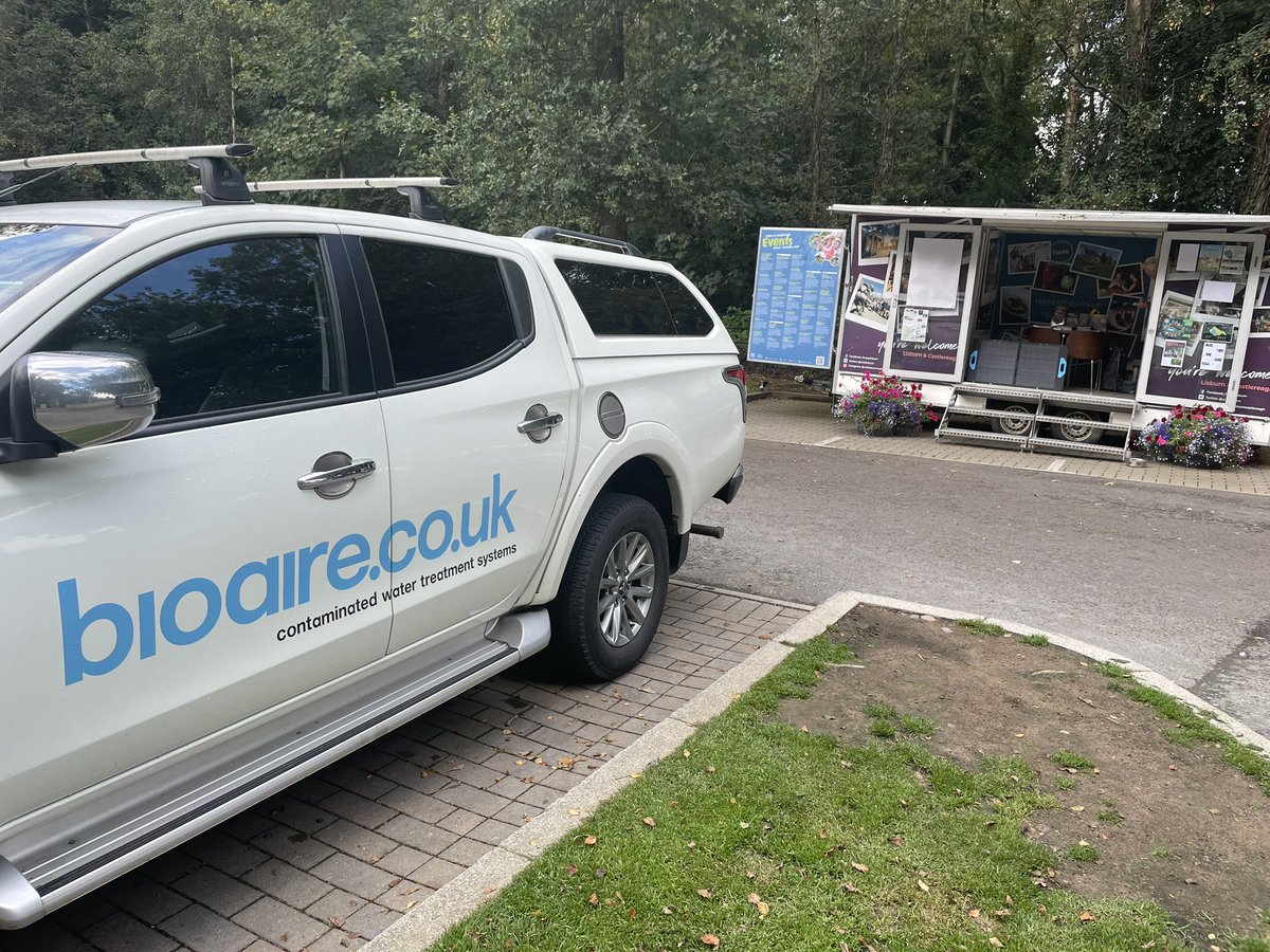 BioaireUK's tweet photo. Our team visited Hillsborough Lake yesterday; totally green with blue green algae as the warning signs state. @bioaireuk can help with technology developed by our colleagues @bioaire_sa naturally and without chemicals https://t.co/gvxcpv9z6I