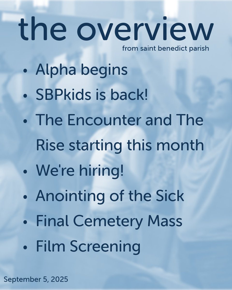 Saint Benedict Parish tweet media