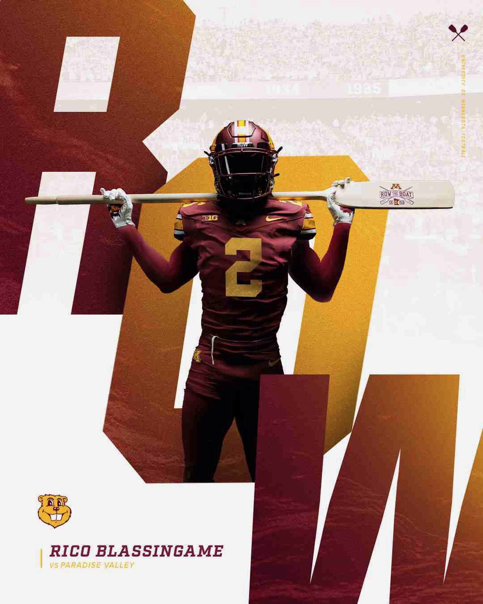 Gameday!!🛶 <a href="/CoachMGSimon/">Matt Simon</a> <a href="/Coach_Fleck/">P.J. Fleck</a> <a href="/TTownFball/">Tolleson Football</a>