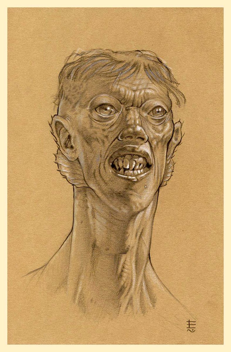 EntennStudio's tweet image. A friendly face from Innsmouth. #entenn #lovecraft #dagon