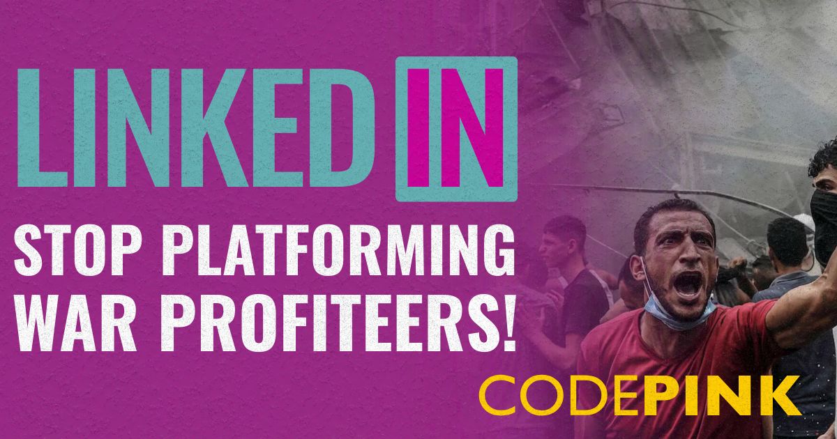 CODEPINK tweet media