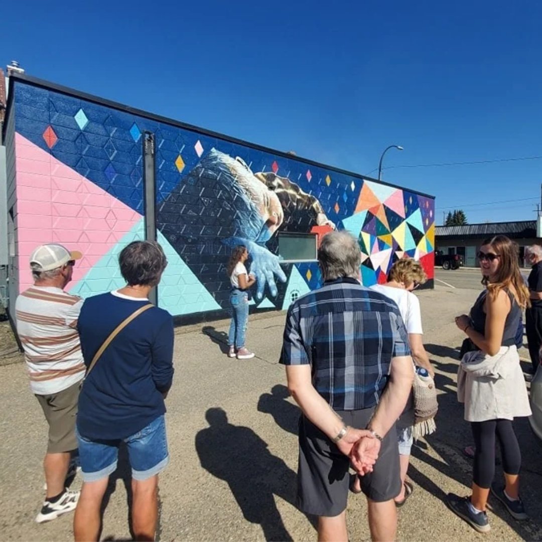 Registration is recommended for our ArtWalk on Sep 20. It is a FREE 90-minute guided ArtWalk, led by local artist Brandi Hofer, in Lloydminster's downtown core. Meet at 49th Street Community Garden located downtown at 5107 49 Street. Registration Link: eventbrite.ca/e/artwalk-2025…