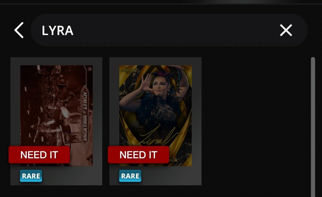 MDW_Page's tweet image. So, I have every Lyra Valkyria and Giulia Rare/Uncommon card until the recent #ToppsSlam releases. So, if anybody comes across the shown/unblocked needs? Hit me up 😅

(The Lyra September card i will earn eventually)