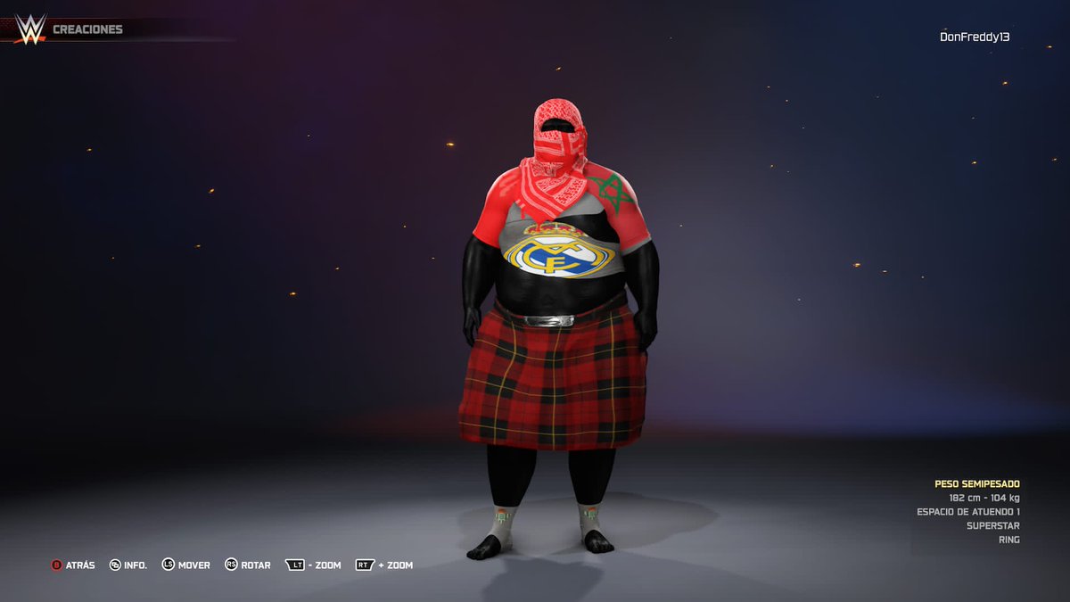 Que os parece el personaje que he creado. Lo he hecho con todo el amor