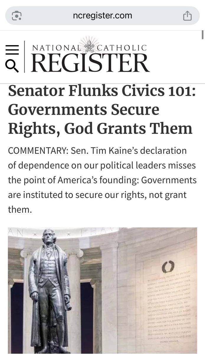 Andrea Picciotti-Bayer (@bayerpicciotti) on Twitter photo Our basic human rights don’t come from the government. They come from our Creator. My <a href="/NCRegister/">National Catholic Register</a> latest. ncregister.com/commentaries/s… Our basic human rights don’t come from the government. They come from our Creator. My <a href="/NCRegister/">National Catholic Register</a> latest. ncregister.com/commentaries/s…
