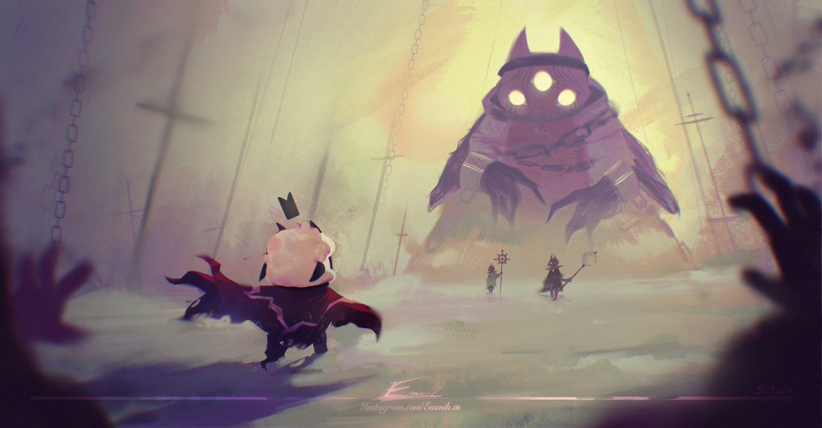 6/6  Cult of the Lamb ilustration "The end" 🐑🗡️
okay i go play silksong 
#CultoftheLamb #cultofthelambfanart