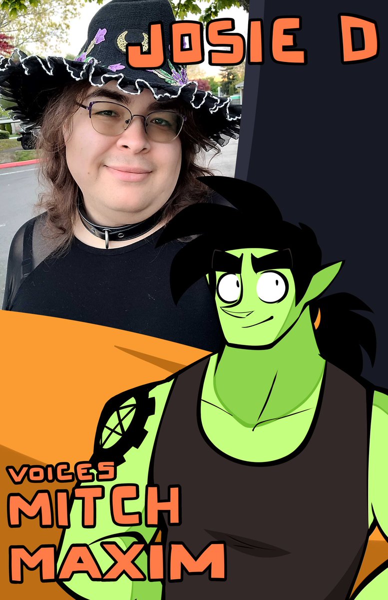 Proud to Announce <a href="/DubTheVoid/">Josie O' Lantern - VA🏳️‍⚧️🌈🐢</a> as Mitch Maxim for our upcoming Pilot for Vicky The Shotgun Witch!

Amazing to have such and energetic individual on board 🫴✨️✨️